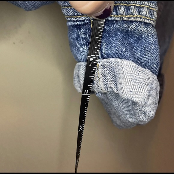 Carmar LF Denim Shorts Size 26 Blue Shorts Distressed Cuffed High Rise - Picture 11 of 12